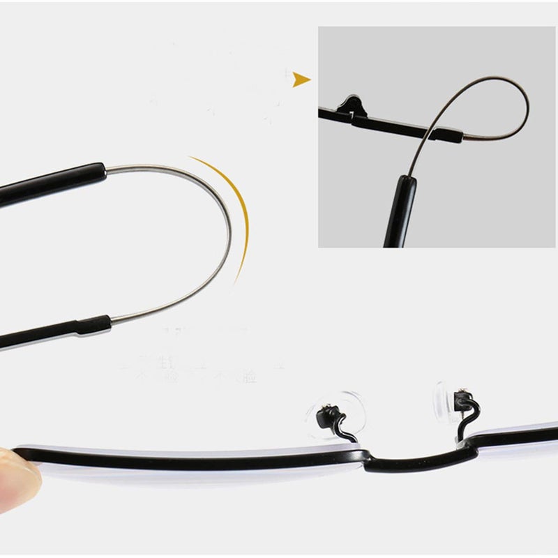 MIRYEA Progressive Multifocus Reading Glasses Blue Light Blocking Computer Readers - Image 5